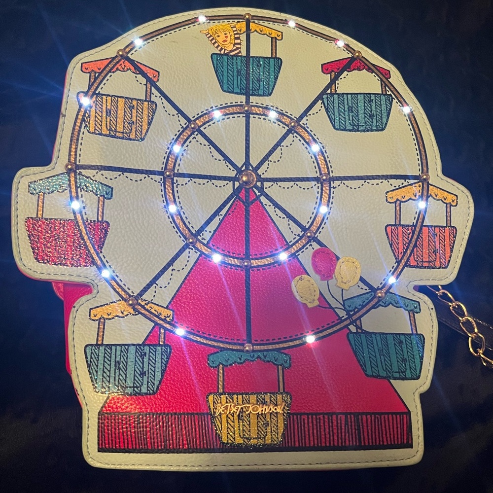 Betsey Johnson Ferris Wheel LED Crossbody Bag